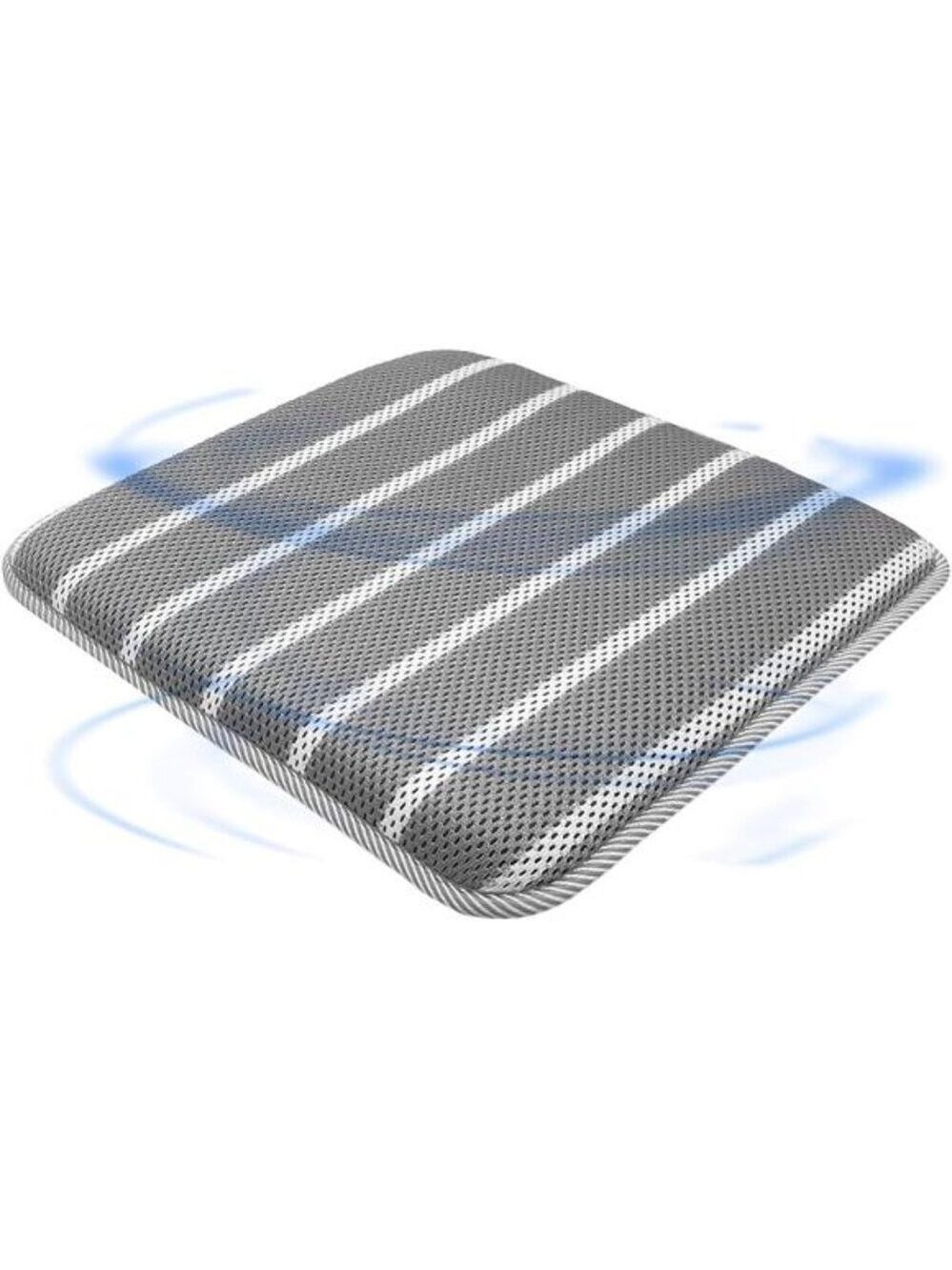 Office Chair Cushion Square Non Slip Seat Cushion 3D Air Mesh Pad Long Sitting